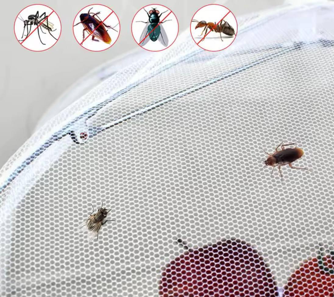 Москитная сетка-зонтик складная на стол для защиты еды от мух 64х48 см (2927df75) - фото 4 Москитная сетка-зонтик складная на стол для защиты еды от мух 64х48 см (2927df75) - фото 4