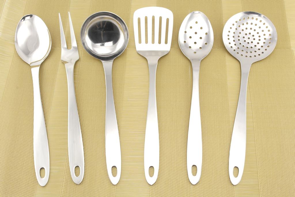 Кухонний набір A-Plus 0229 7 пр. з нержавіючої сталі (DR001325)