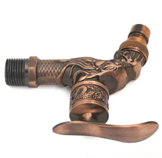 Кран садовый C01567 в винтажном стиле - фото 2