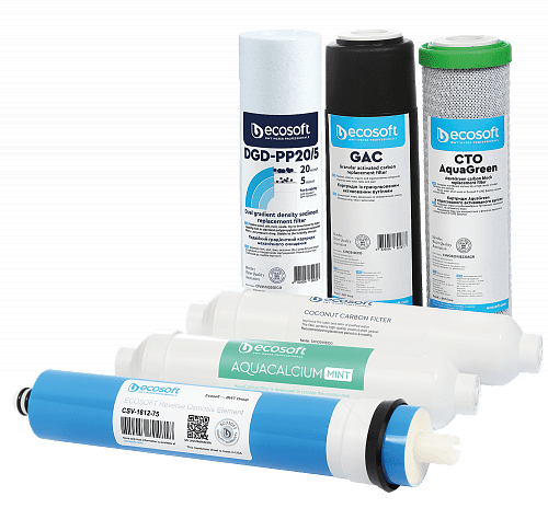 Набор картриджей Ecosoft для фильтра обратного осмоса Aquacalcium