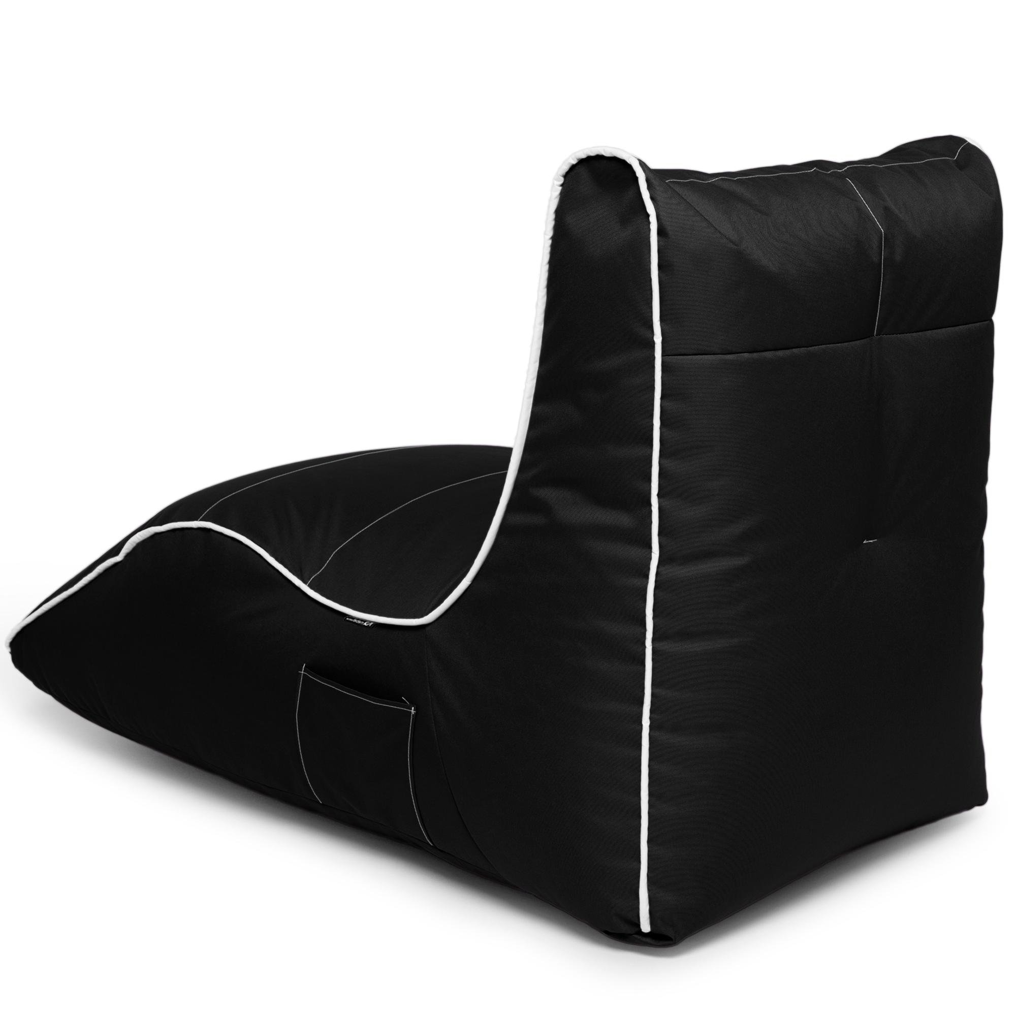 Крісло-мішок iQmebel Лежак 80х125 см оксфорд Чорний - фото 4