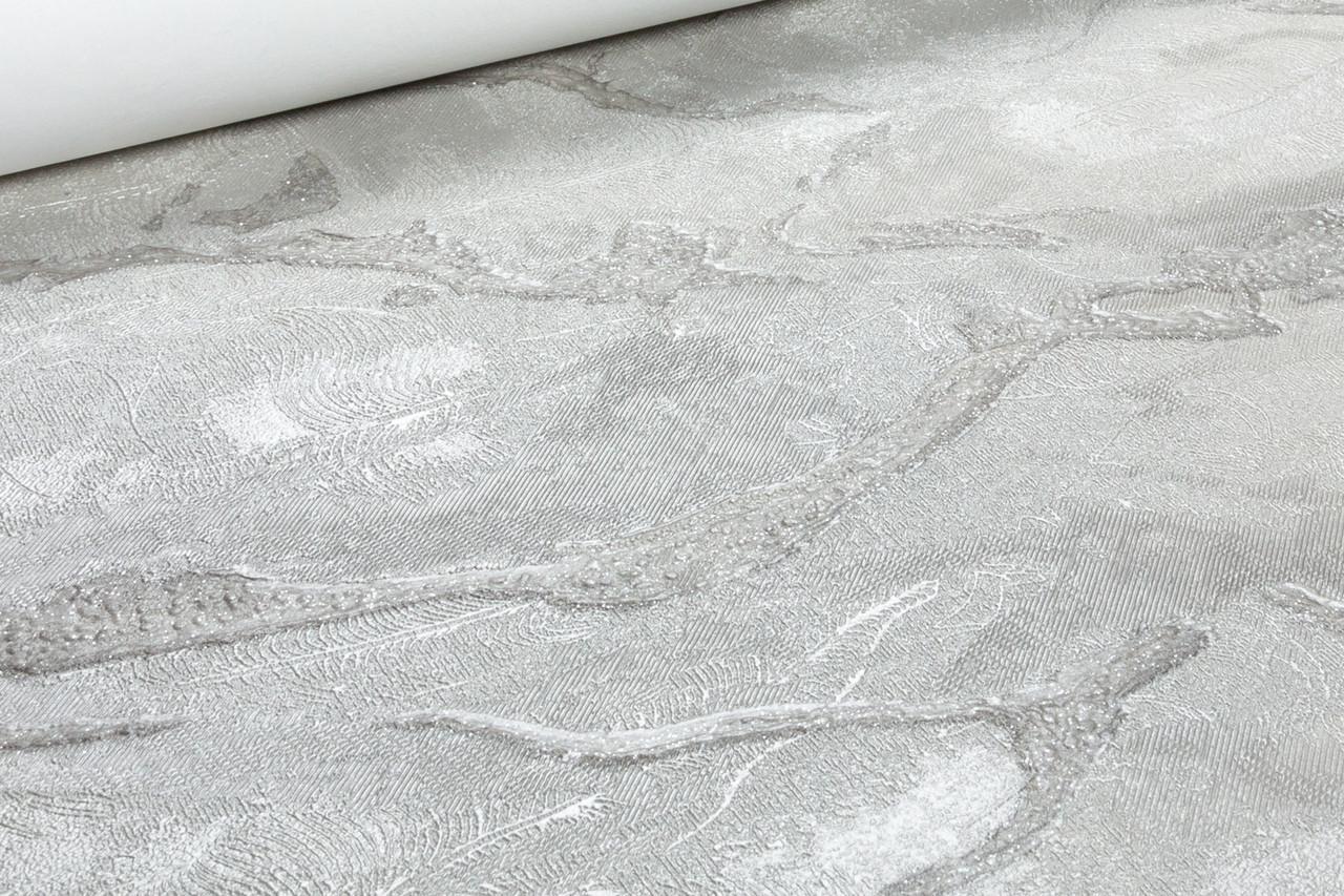 Обои флизелиновые DU&KA Long River 30200-4 винил горячего тиснения 1,06х10,05 м Серый