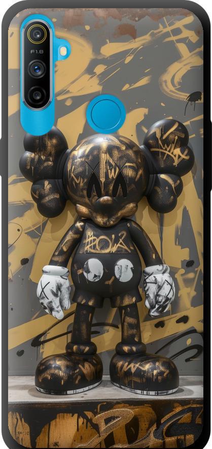 Чехол на Realme C3 Bronze kaws (6097b-1889-42517)