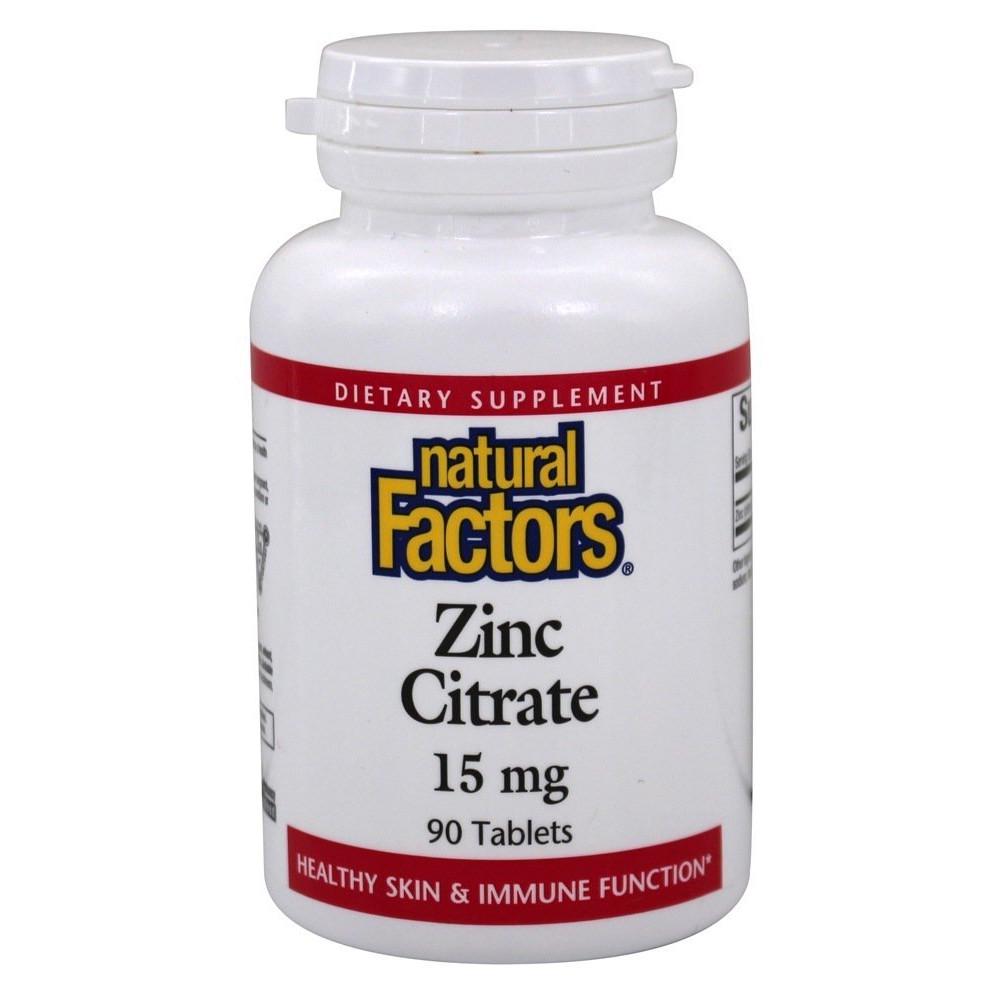 Цинк Zinc Citrate 15 mg 90 tablets