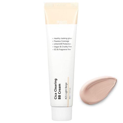 ВВ крем с экстрактом центеллы Purito Cica Clearing BB Cream N21 Light Beige 30 мл (1291988988)