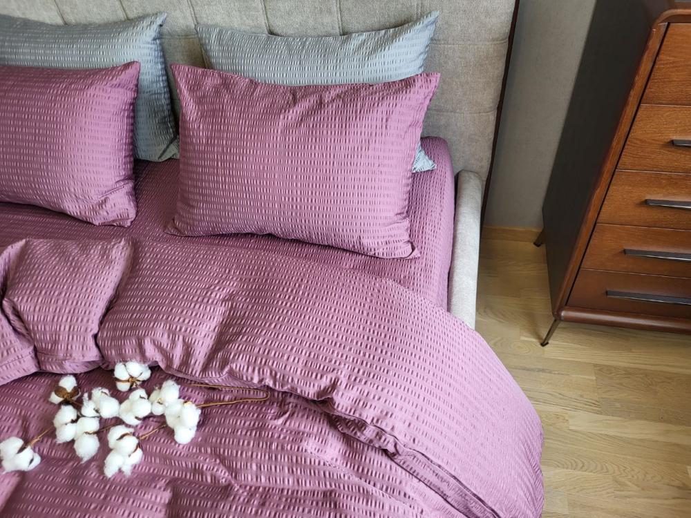 Комплект постельного белья Кис S2015 сатин Premium Gofre полуторный/наволочки 50х70/70х70 см (6504) - фото 4 Комплект постельного белья Кис S2015 сатин Premium Gofre полуторный/наволочки 50х70/70х70 см (6504) - фото 4