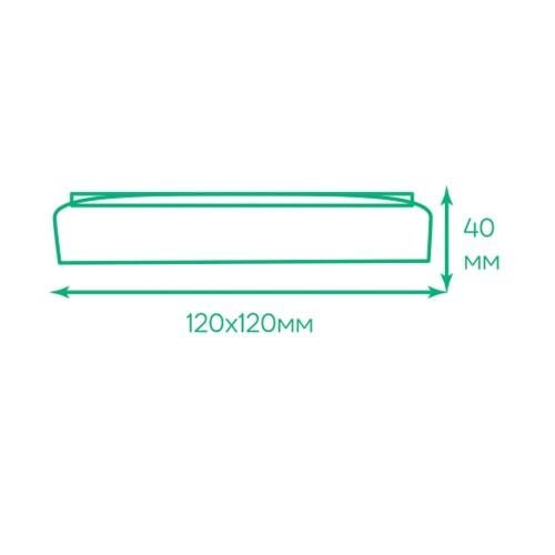 Світильник світлодіодний квадратний Ardero18 Вт 5000K Білий (AL709ARD 18w) - фото 3