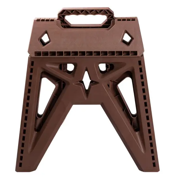 Табурет складной пластиковый 29,5х19,5 см Коричневый - фото 4 Табурет складной пластиковый 29,5х19,5 см Коричневый - фото 4