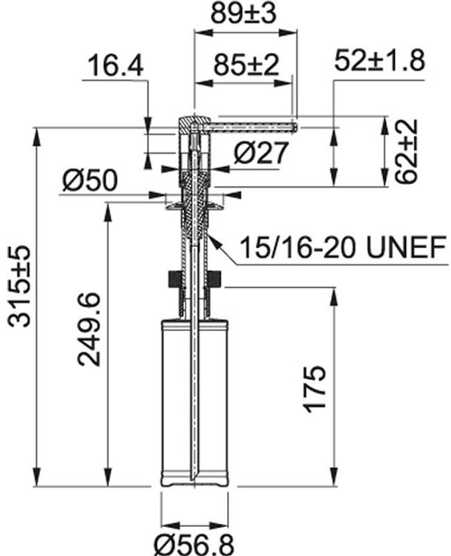 Дозатор моющих средств Franke Comfort 112.0652.763 350 мл (3930) - фото 3