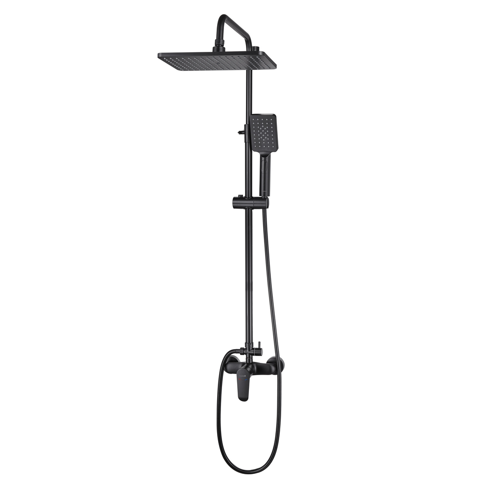 Душевая система со смесителем Imprese MODUS f03008210SS Черный (161758)