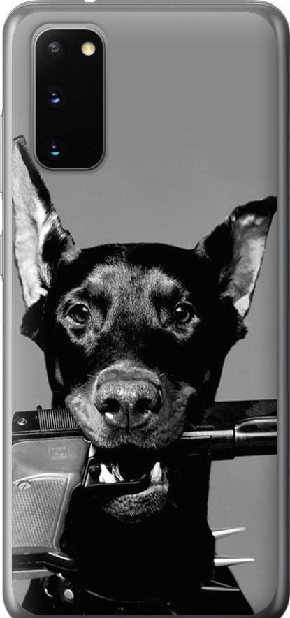 Чехол на Samsung Galaxy S20 Доберман (2745t-1824-42517)