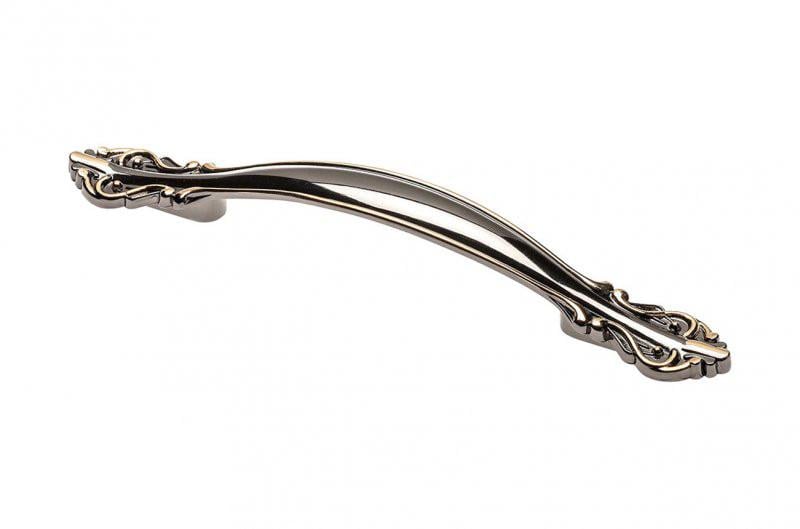 Мебельная ручка GTV WERONA C 96 мм Черный хром (UZ-WERON-96-12)