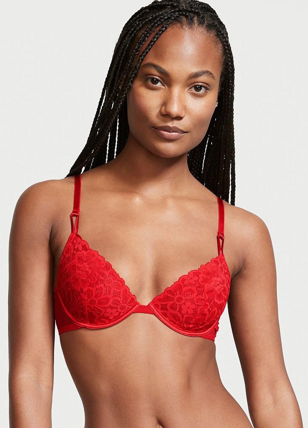 Бюстгальтер Victoria's Secret 38C Красный (36000122679QD438C)