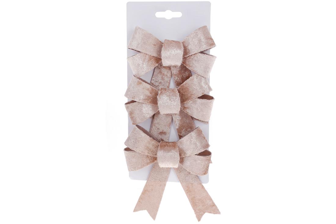 Новогодний подвеска BonaDi Бант 3 шт. (821-199)