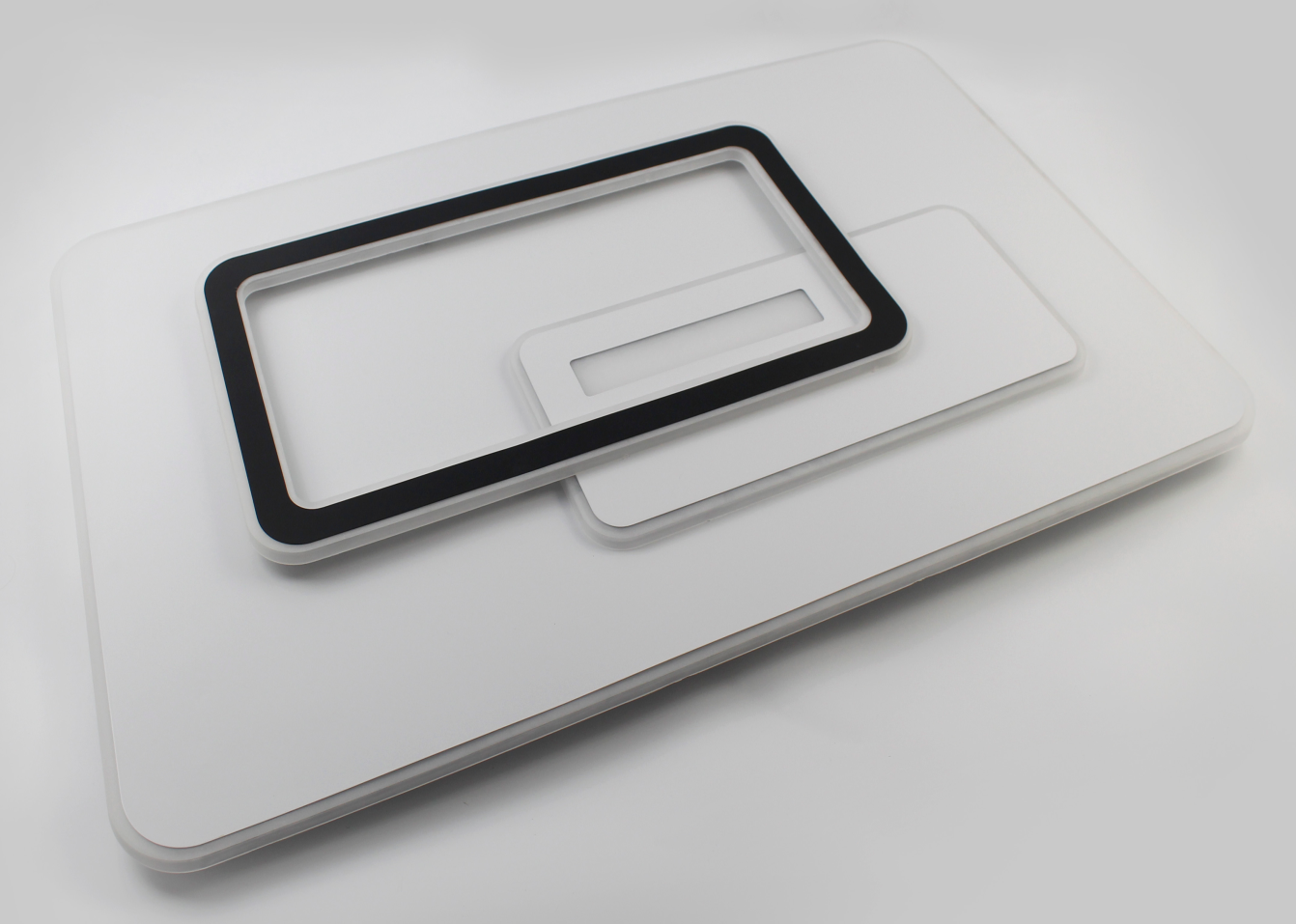 Люстра управляемая светодиодная UNIVERSE L RC 150W 1030х630х50 мм White