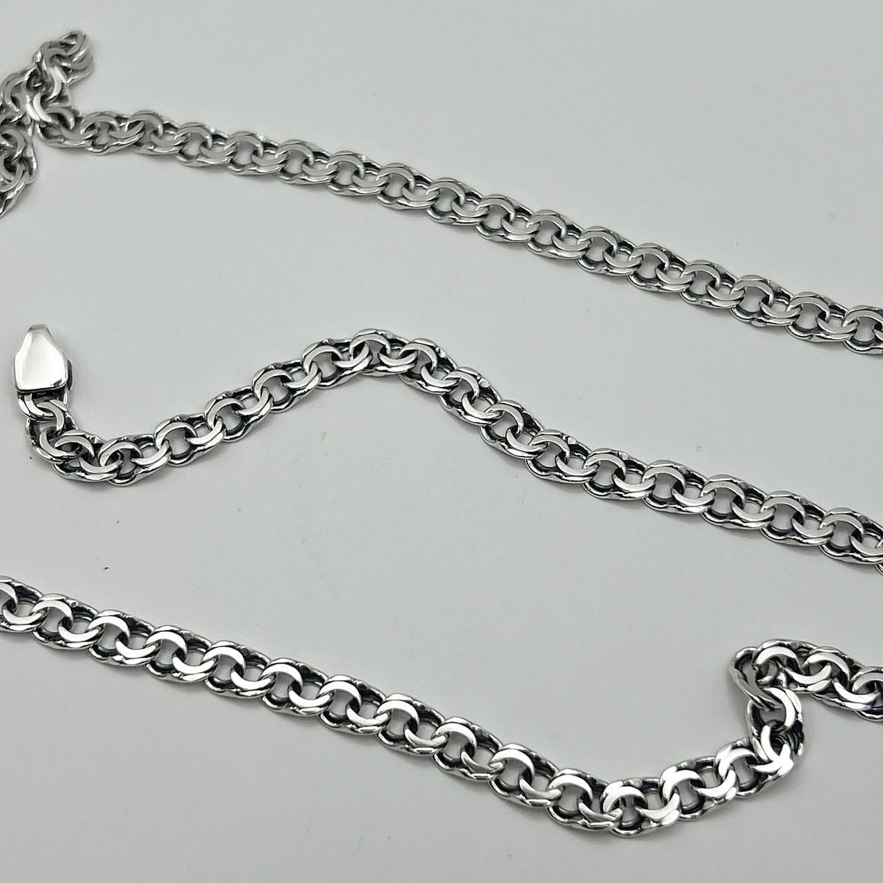 Цепочка серебряная Плоский Би смарк 50 14,8 г (2578124617)