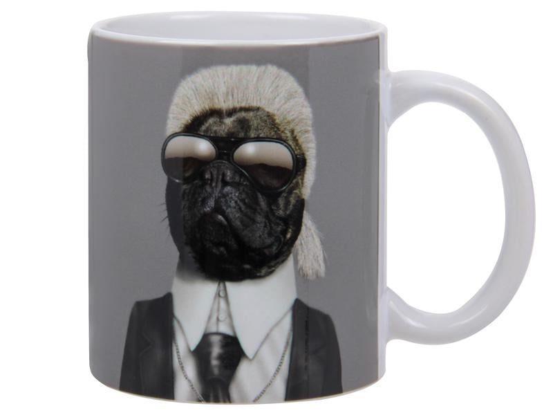 Чашка керамическая Lefard Догмен 340 мл Серый (138-001)