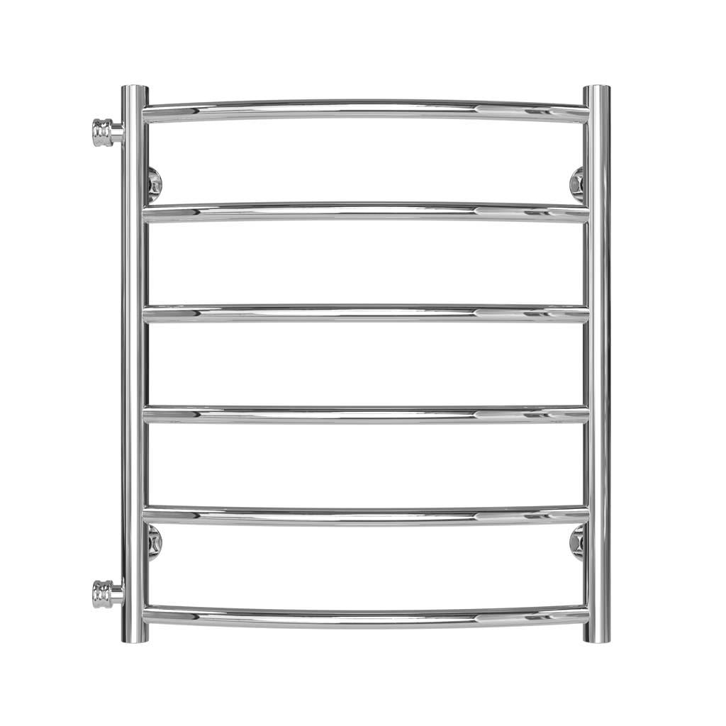 Полотенцесушитель водяной Deffi Классик П6 боковое левое подключение нержавеющая сталь 500х600 мм Хром (C.DK.60.50.6.C.B)