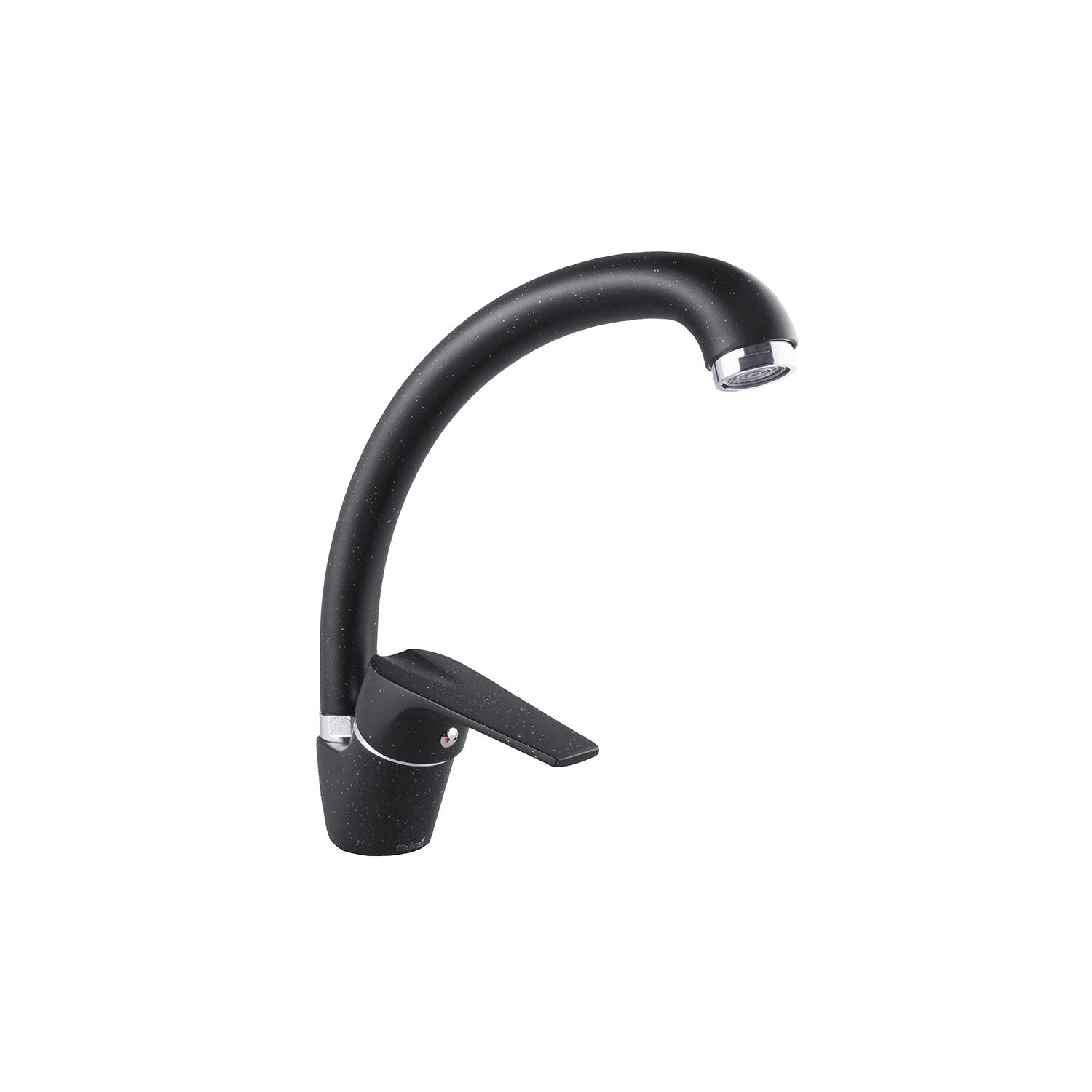 Змішувач для кухні KRONER Odra CV021075 одноважільний Чорний (147660)