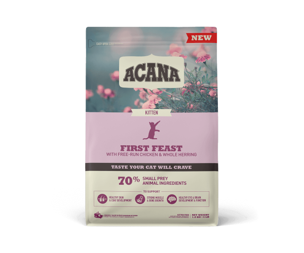Корм сухой Acana First Feast с курицей и селедкой для котят 1,8 кг Корм сухой Acana First Feast с курицей и селедкой для котят 1,8 кг