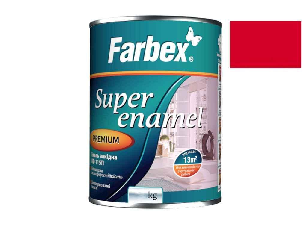 Эмаль алкидная ПФ-115 Farbex 0,3 кг Красный (483811)