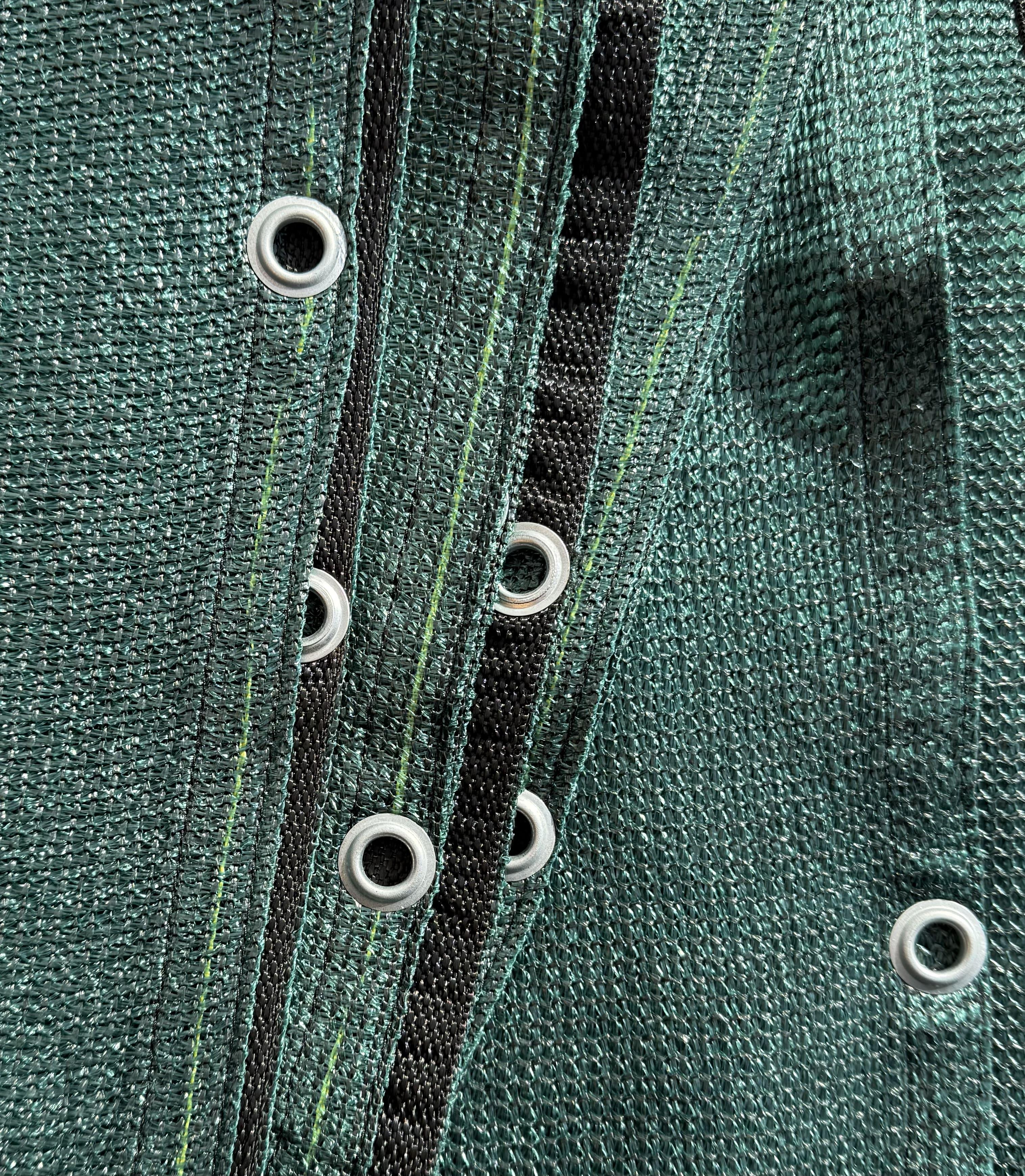 Сетка затеняющая 90% с люверсами 1,5х3 м Зеленый - фото 2