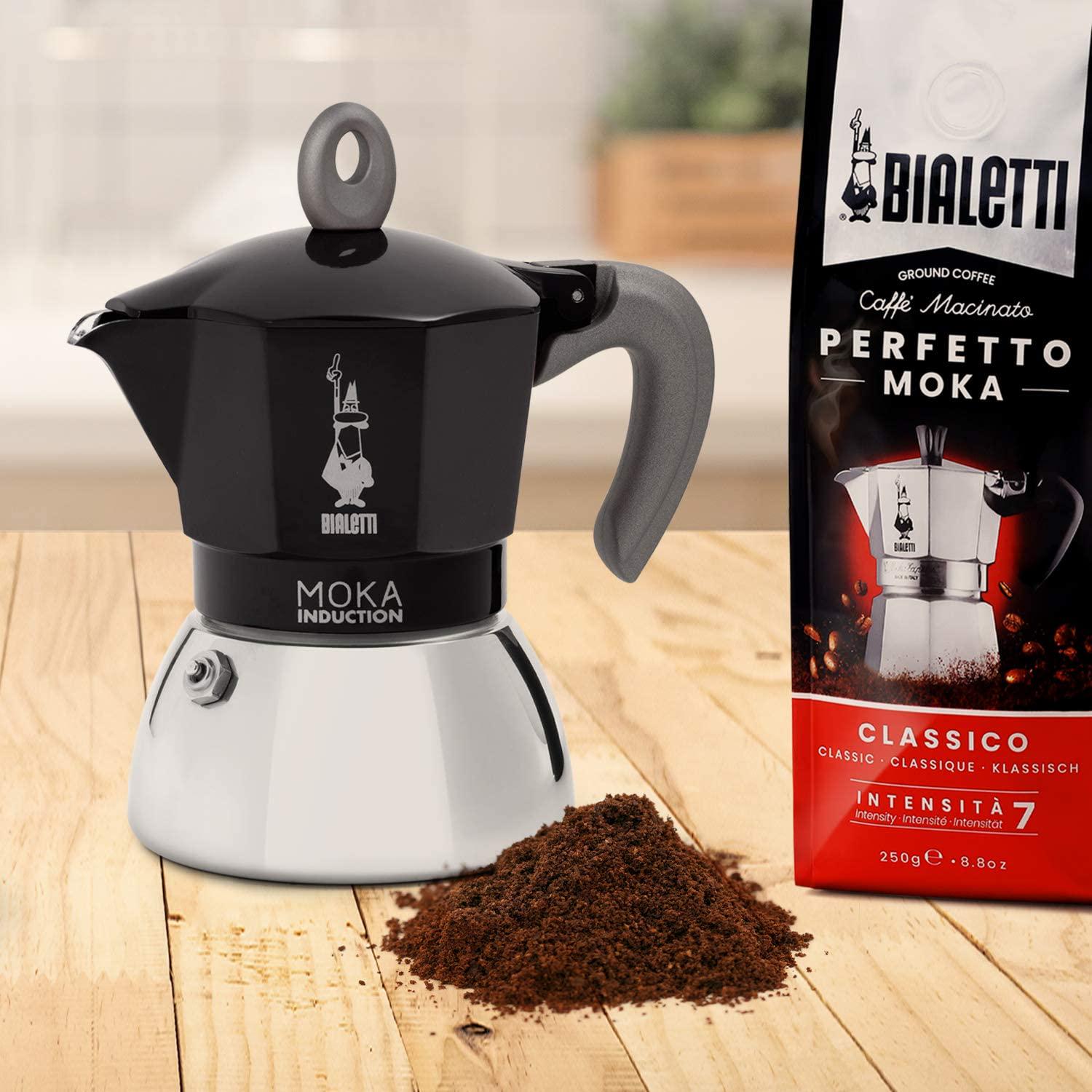 Кофеварка гейзерная Bialetti INDUCTION NERA 2TZ - фото 2