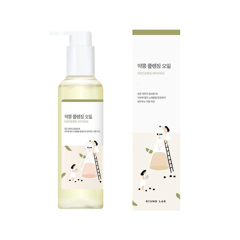 Засіб для зняття макіяжу ROUND LAB Soybean Cleansing Oil Гідрофільна олія з екстрактом чорних соєвих бобів 200 мл (20004478)