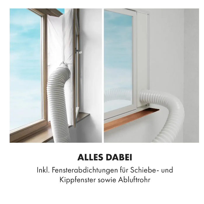 Кондиционер мобильный KLARSTEIN Pure Blizzard 3 2G 7000 BTU/2,1 кВт (10028187) - фото 7