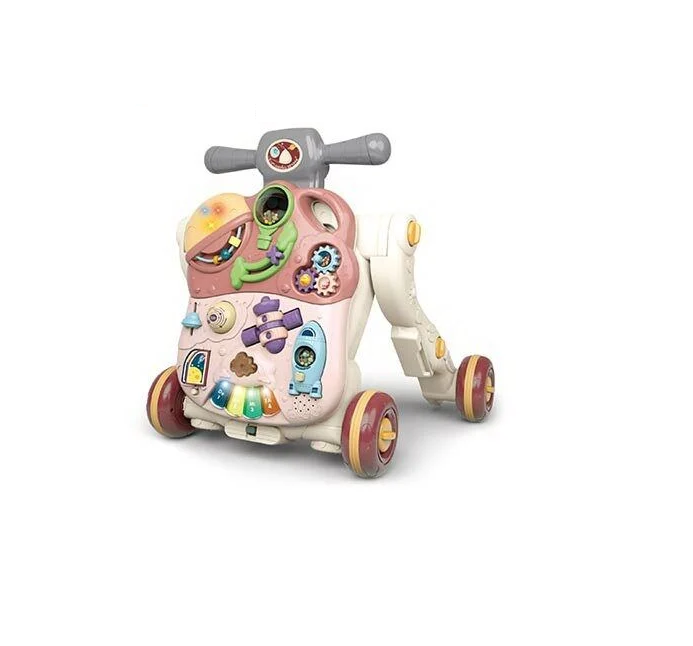 Ходунки детские Walking Car звук/подсветка Pink/White (154599)