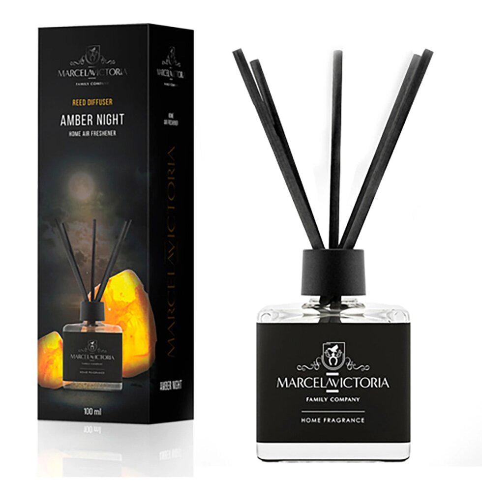 Ароматизатор рідкий для авто/дому/офісу Tasotti Reed diffuser Amber Night 100 мл