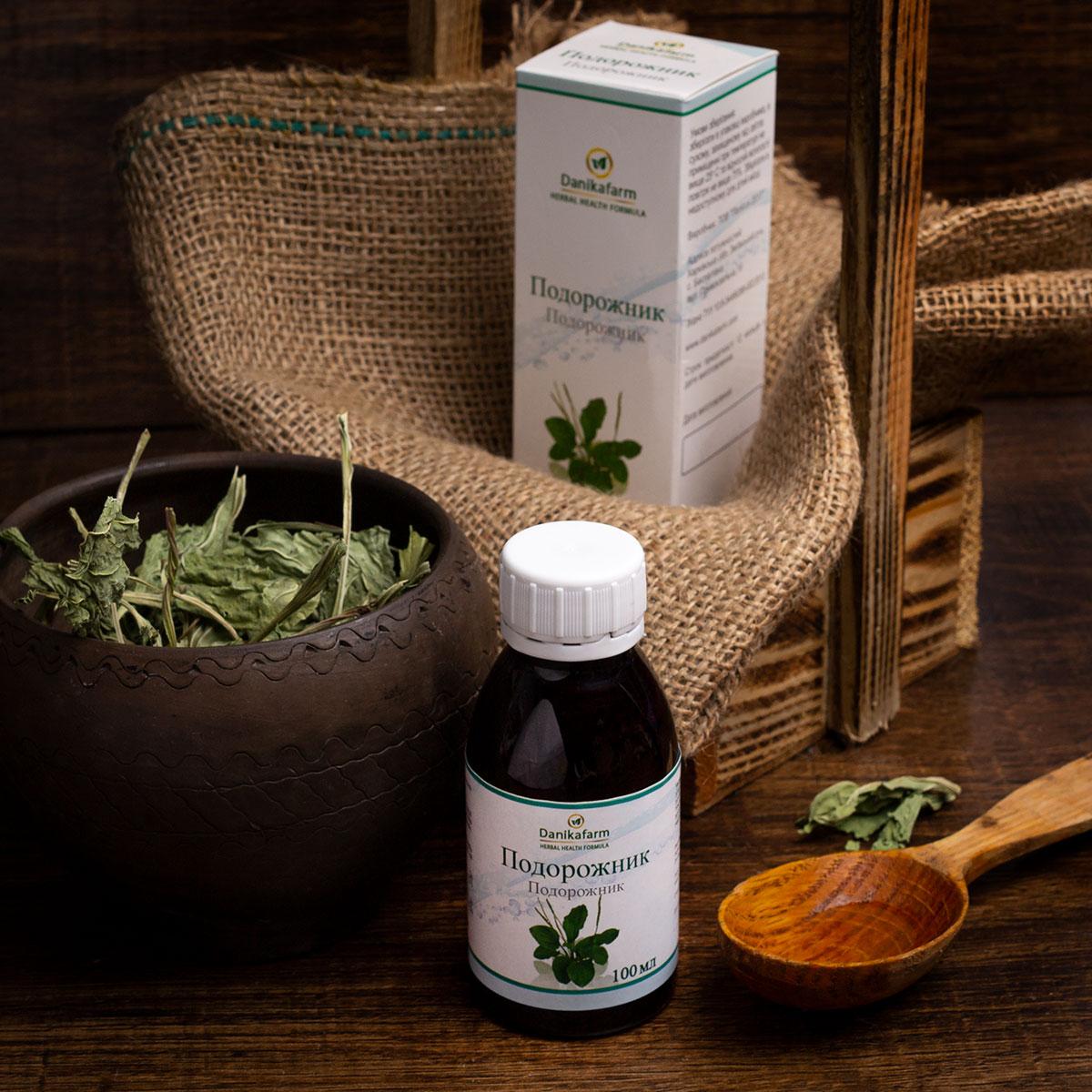 Натуральная добавка ДаникаФарм БАЖ Подорожник 100 мл