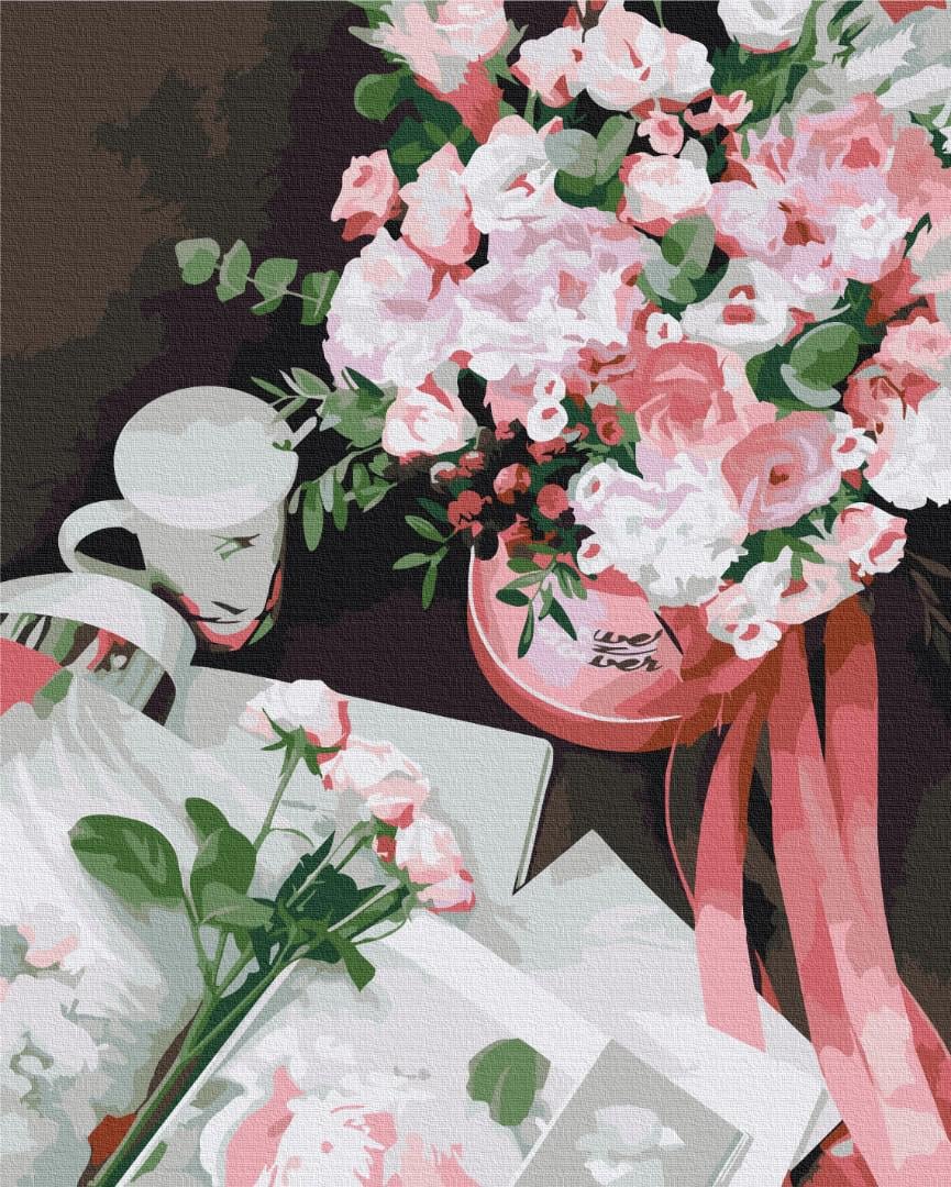 Картина по номерам Brushme Корзина цветов 48x60 см (BS52852L)