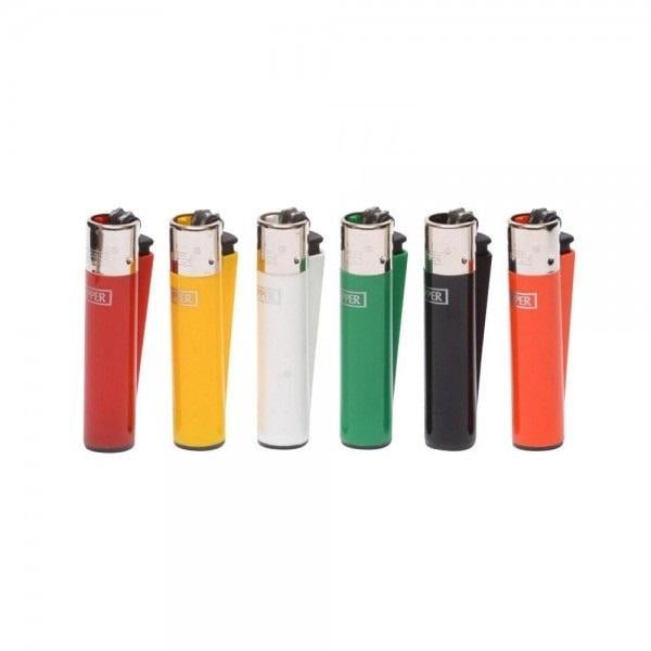 Зажигалка CLIPPER REUSABLE CP11R LARGE 48 шт./уп. Разноцветный Зажигалка CLIPPER REUSABLE CP11R LARGE 48 шт./уп. Разноцветный