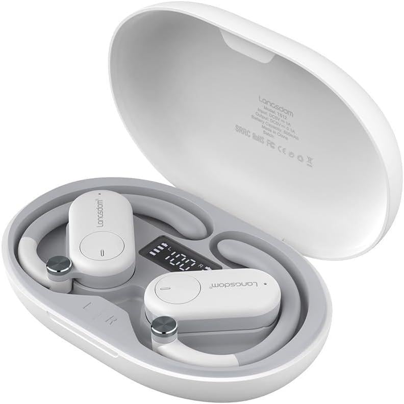 Наушники беспроводные Langsdom TS12 с направленным звуком White Наушники беспроводные Langsdom TS12 с направленным звуком White