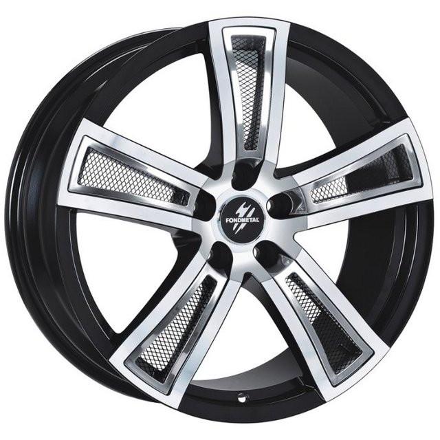 Литые диски Fondmetal Tech 6 7,5x17 5x108 ET45 DIA65,1 Black polished