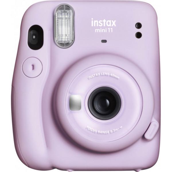 Камера моментального друку Fujifilm Instax Mini 11 Violet + Чохол + Фотоальбом 128 + Фотоплівка 20 шт. + Фоторамка + Наклейки 30 шт. - фото 2