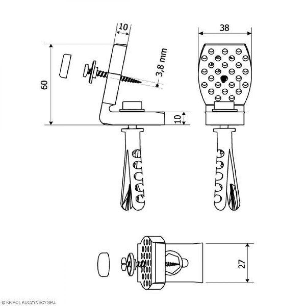 Кріплення кутові KK POL AKC/335 (000006159) - фото 2