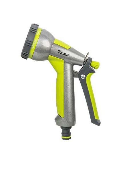 Пистолет для полива Bradas Line металлический 8 режимов Lime (21186) Пистолет для полива Bradas Line металлический 8 режимов Lime (21186)