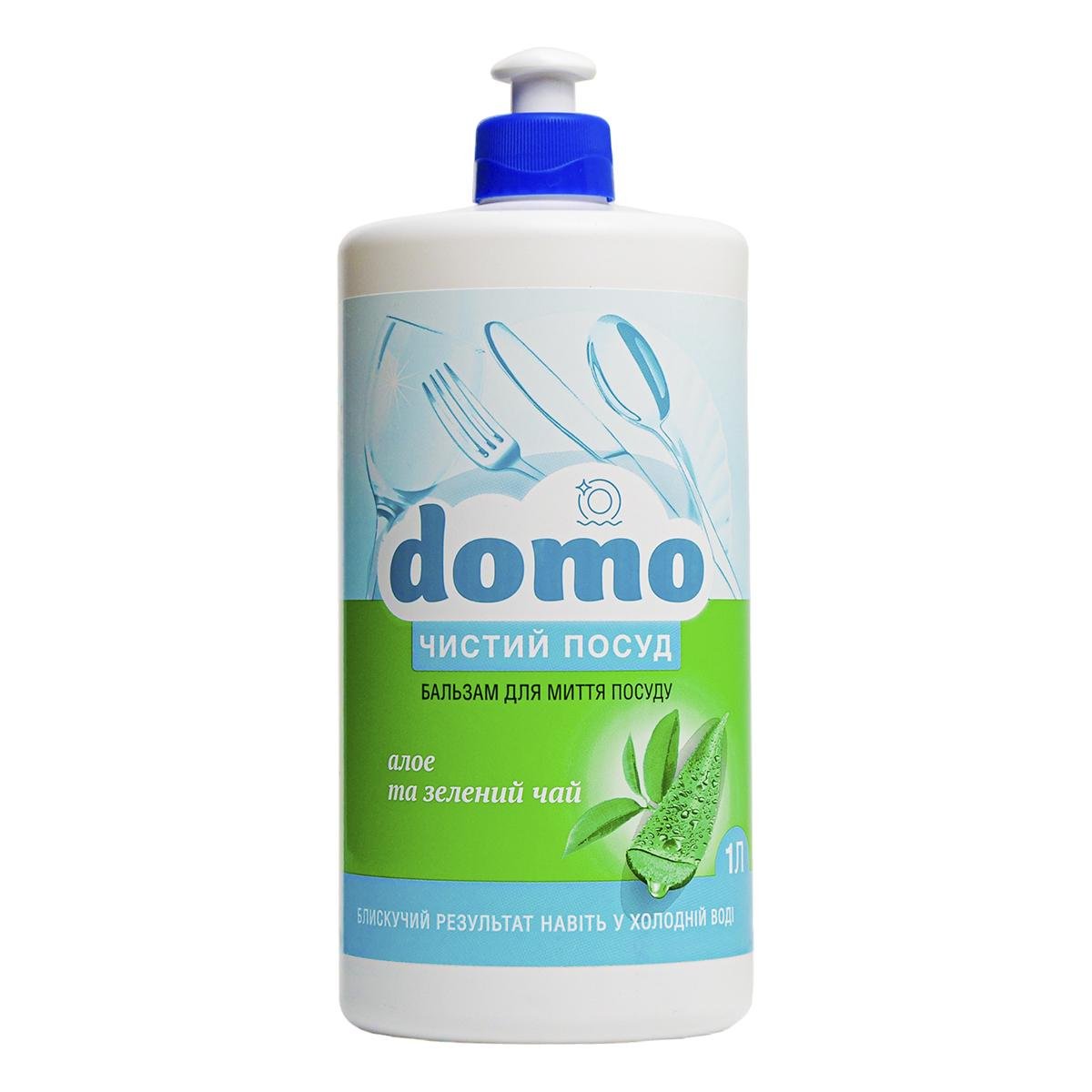 Бальзам для мытья посуды Domo Алоэ и зеленый чай 950 мл - фото 1