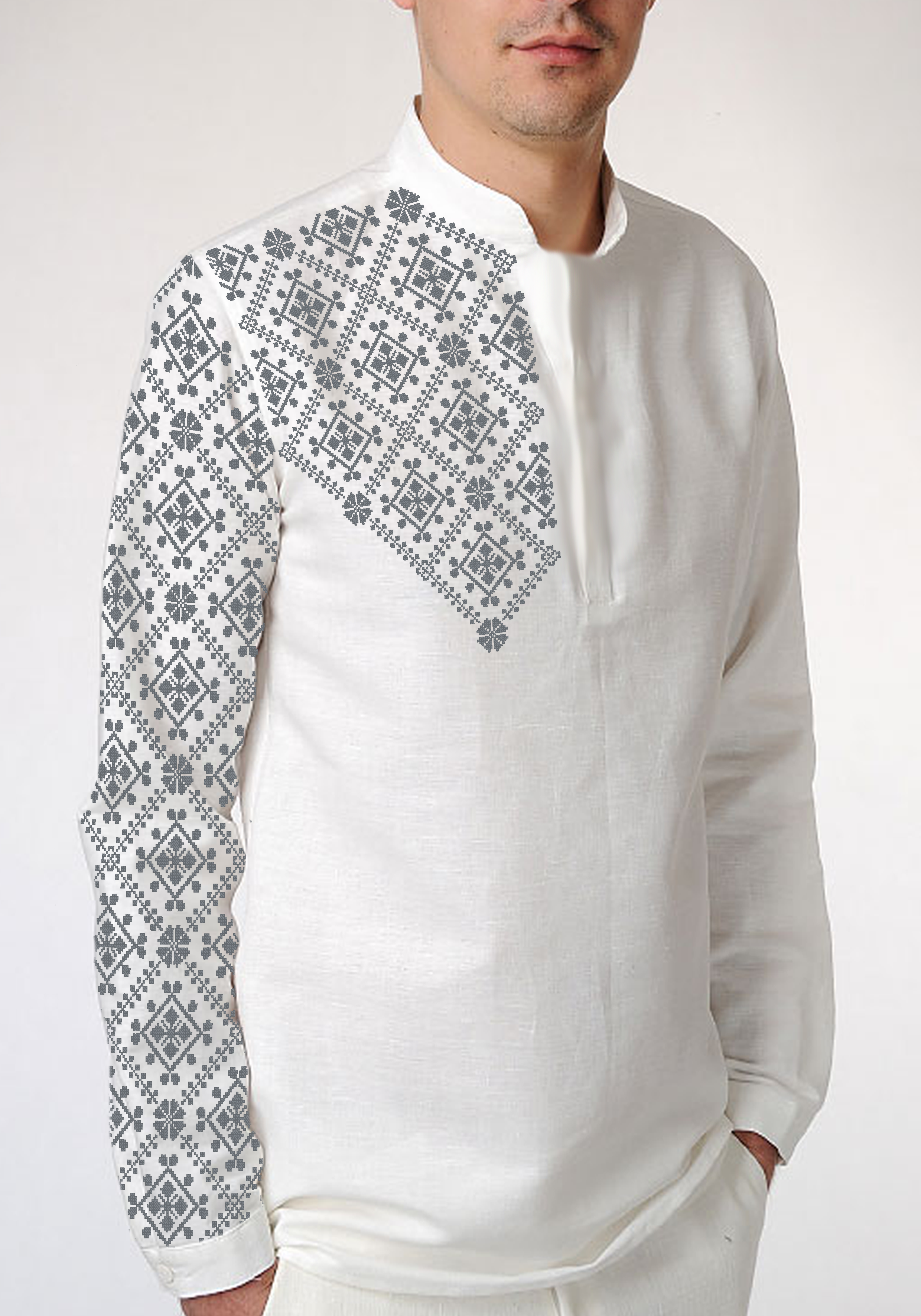 Заготовка для вышивки нитями/бисером домотканое полотно (СЧД-462)