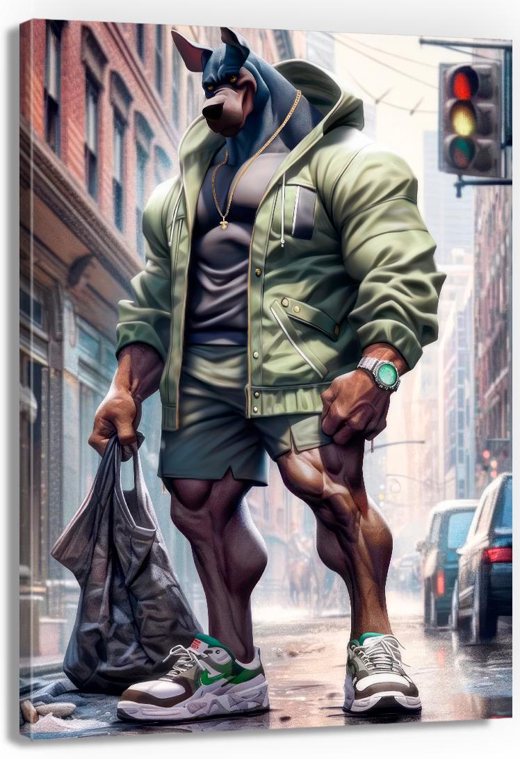 Картина на холсте PL_Factory Собака KLM_10 70х100 см (23461765)