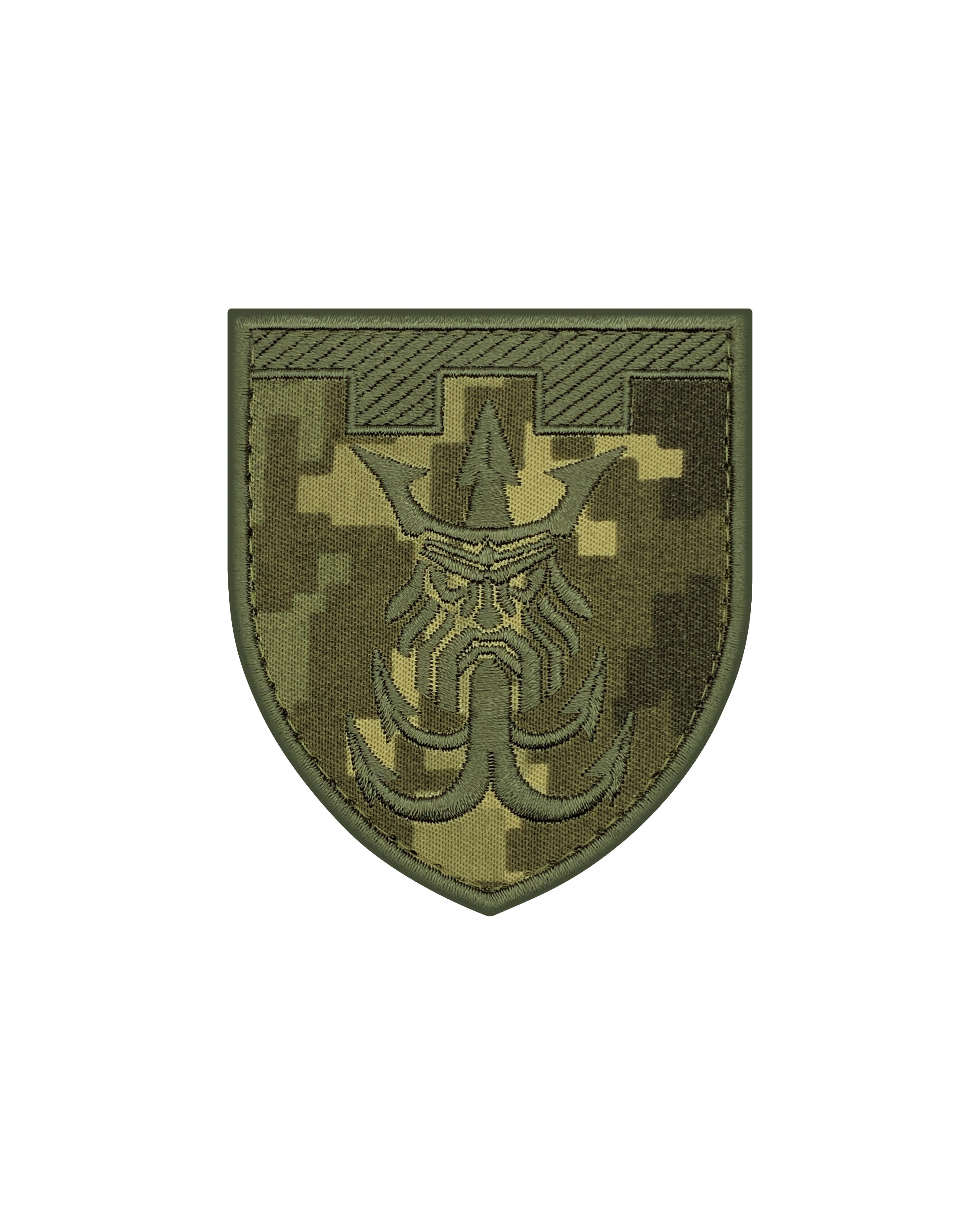 Шеврон ТрО 122 ОБр Нептун Піксель/Олива (SHE.ZSU-147.1) Шеврон ТрО 122 ОБр Нептун Піксель/Олива (SHE.ZSU-147.1)