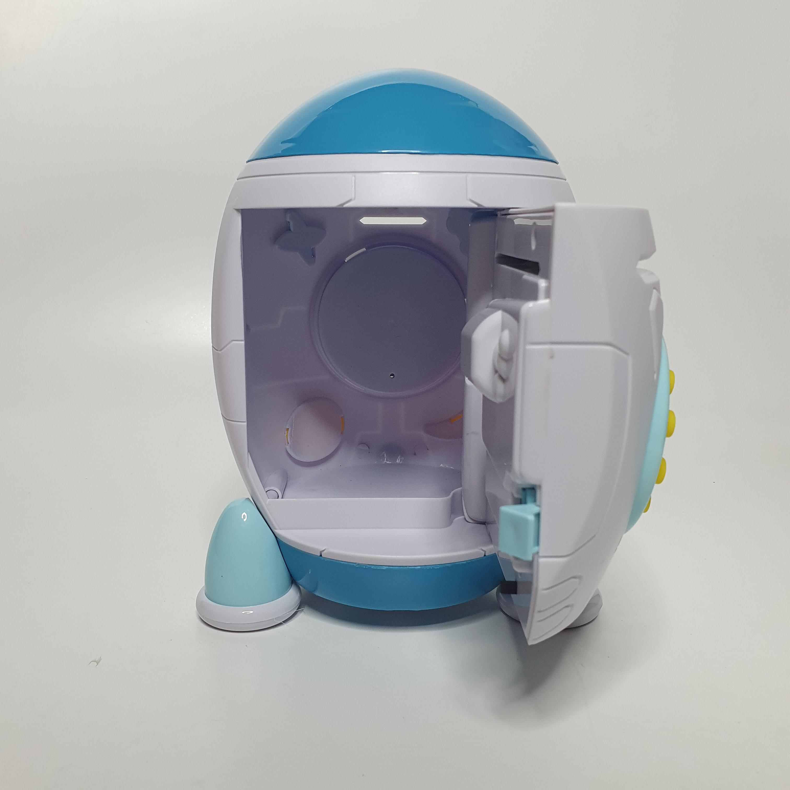 Сейф-копилка детская Космическая ракета с функцией музыки купюроприемником и сканером отпечатков (DJ-852A) Сейф-копилка детская Космическая ракета с функцией музыки купюроприемником и сканером отпечатков (DJ-852A)