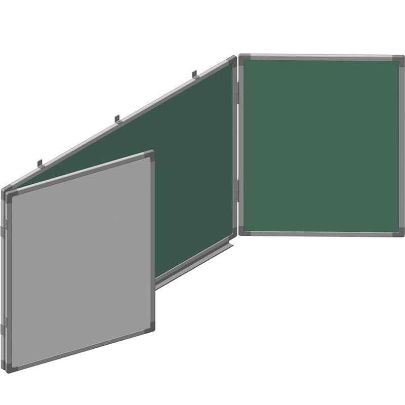 Доска SECTOR КМ4010 комби мел/маркер 5 поверхностей 400x100 см (tf641) - фото 4