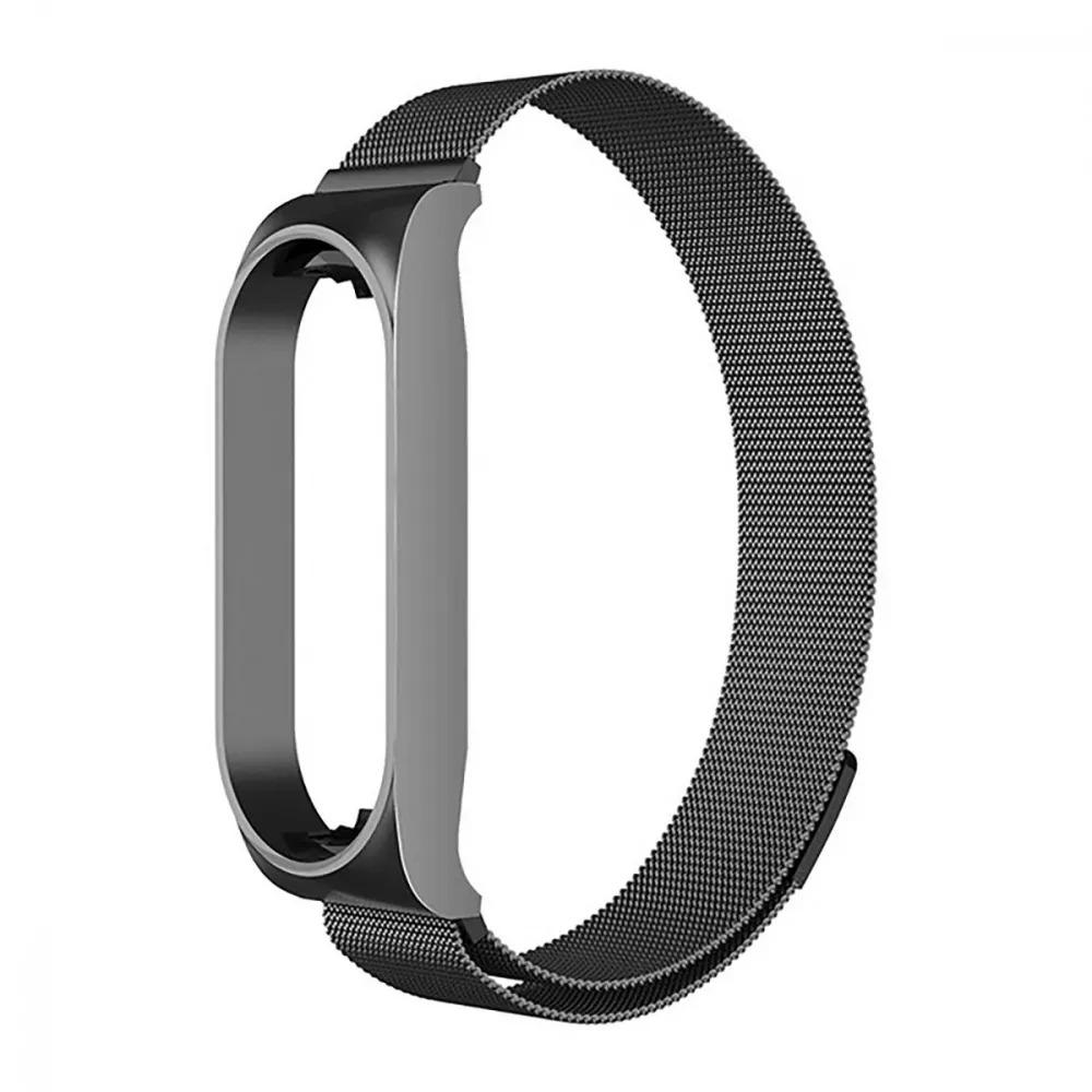 Ремешок PRC Milanese Loop для фитнес-браслета Mi Band 8 Black