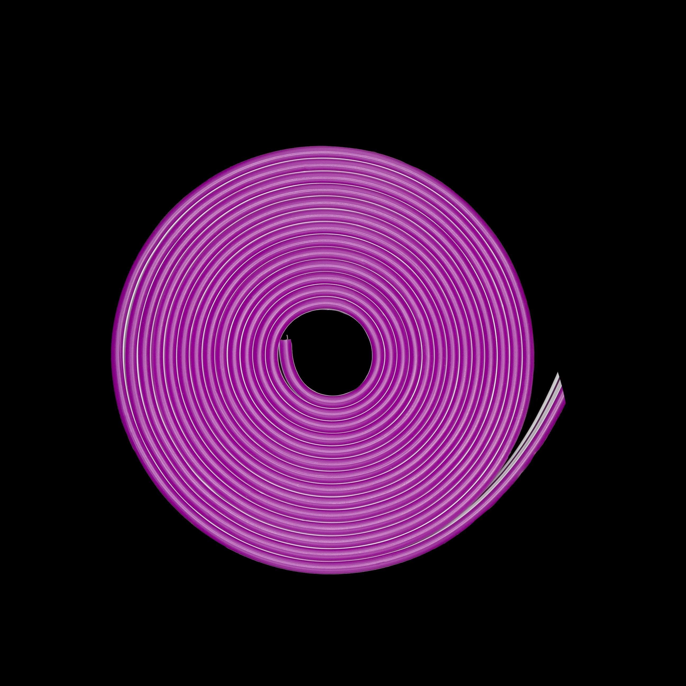 Світлодіодна стрічка неонова Prolum Series FX 6x12 IP68 12V Фіолетовий (120049) - фото 4