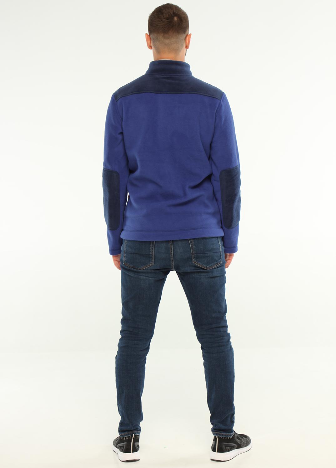Кофта флисовая мужская 180017 р. 44-46 168-179 см Синий (18001701) - фото 3 Кофта флисовая мужская 180017 р. 44-46 168-179 см Синий (18001701) - фото 3