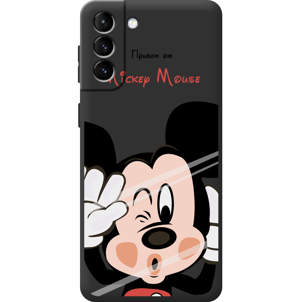 Чехол BoxFace Samsung Galaxy S21 FE (G990) Mister M Черный силикон (43973-cc58-44173)