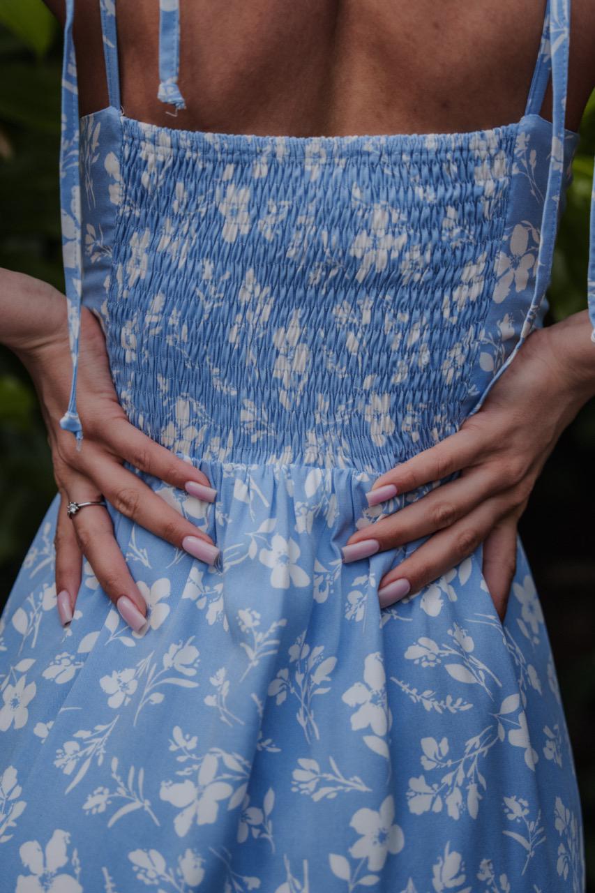 Платье женское летнее Sarko Нимфея твил XS/S Сливочное небо (00027) - фото 2 Платье женское летнее Sarko Нимфея твил XS/S Сливочное небо (00027) - фото 2